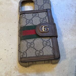 Gucci Signature Monogram iPhone 12 Case